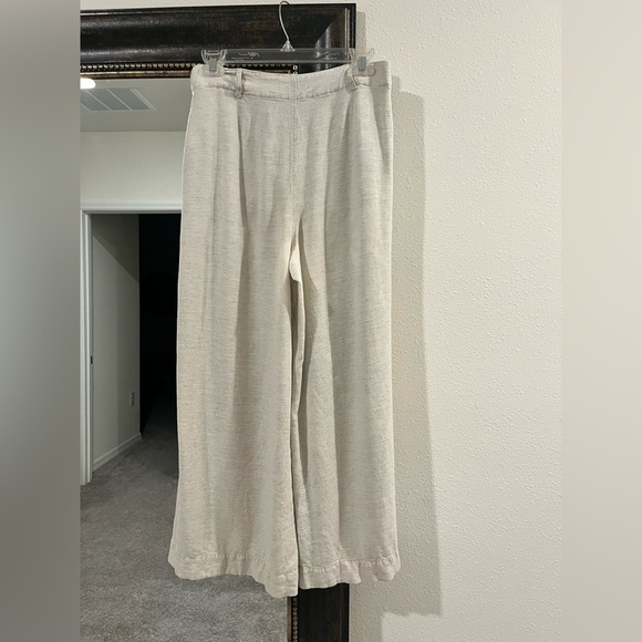 CeCe Pleated Wide Leg Trousers  Size 6 - Picture 4 of 8